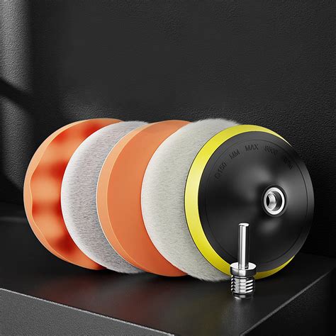 Ktmgm Car Beauty Waxing Polishing Disk Self Adhesive Wool Wheel Sponge