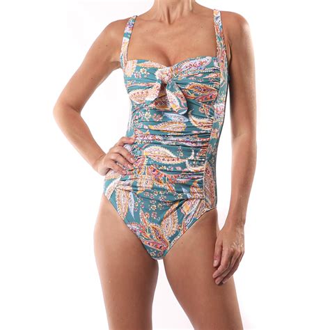 Moontide Hot Paisley Badpak Pine Elegance Lingerie