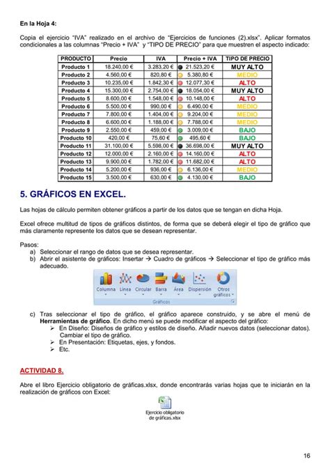 Teoria Y Actividades Excel 2007 Pdf