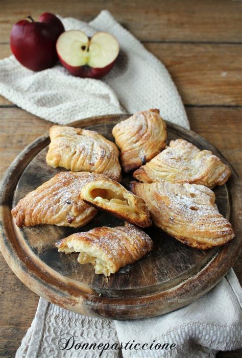 Sfogliatelle Con Pasta Sfoglia Crema E Mele Donnepasticcione