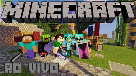 Minecraft Ao Vivo Jogando Inscritos No Meu Servidor De