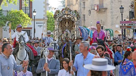 Llegada De La Hermandad Del Roc O De Jerez A Santo Domingo