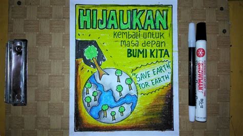 Poster Selamatkan Bumi Dari Sampah