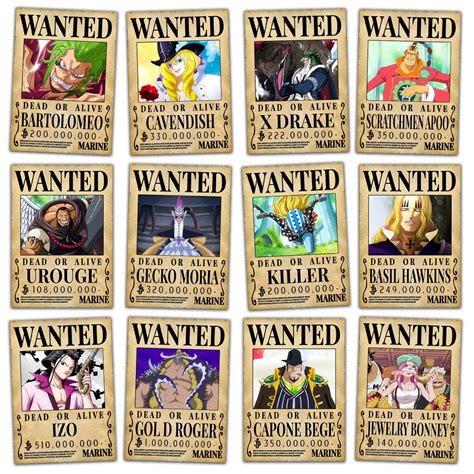 Mua Poster One Piece L Nh Truy N Wanted Poster Anime Manga One Piece