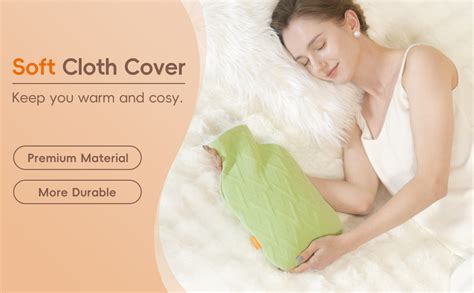 Amazon Samply Hot Water Bottle With Cover L Hot Water Bag For