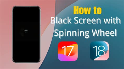 How To Fix Iphone Stuck On Black Screen With Spinning Wheel Iphone