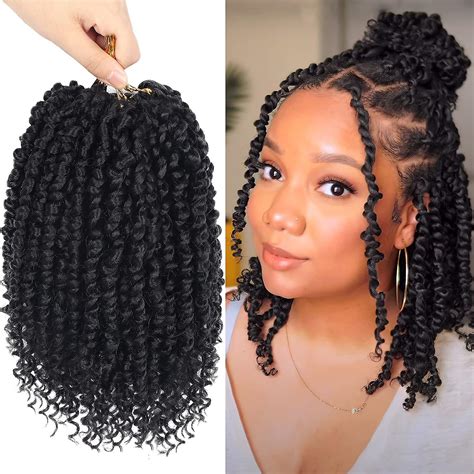 Packs Passion Twist Crochet Hair Inch Pre Twisted Short Crochet