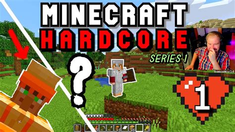 Minecraft Hardcore Series Ep What A Start Youtube