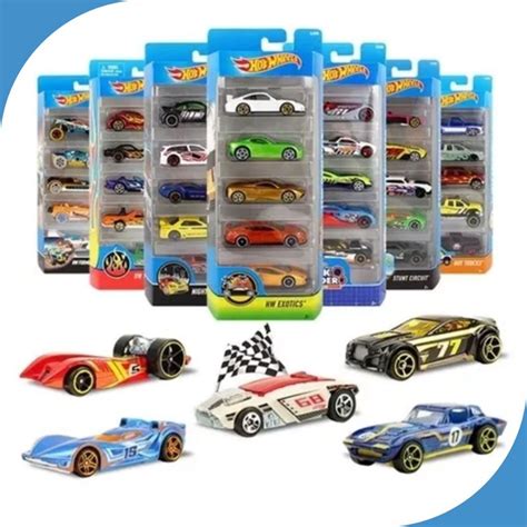 Kit Carrinhos Sortidos Hot Wheels Mattel Shopee Brasil