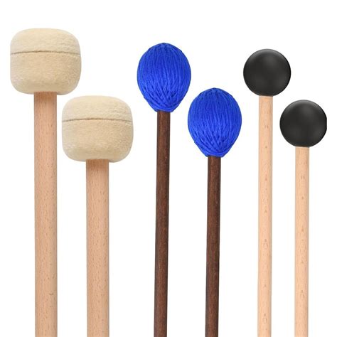 Arkzeo Professional Drumstick Set Bass Drum Marching Drum Sticks