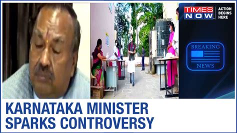 Karnataka Minister Ks Eshwarappa Sparks Controversy With Casual Remark