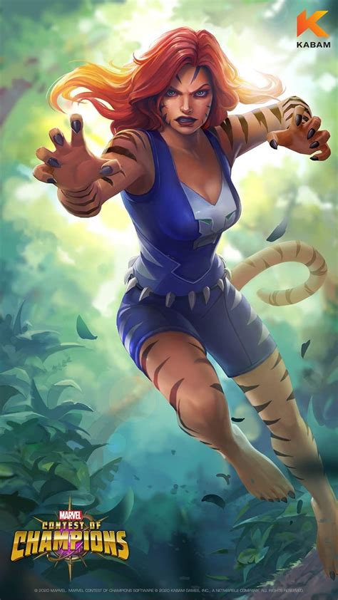 Marvel Champions Contest Of Champions Tigra Marvel Marvel Art Drawing Superheroes Marvel