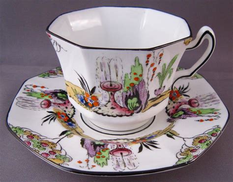 Samuel Radford Dell Teacup And Saucer 4540 Vintage Fenton Etsy Tea