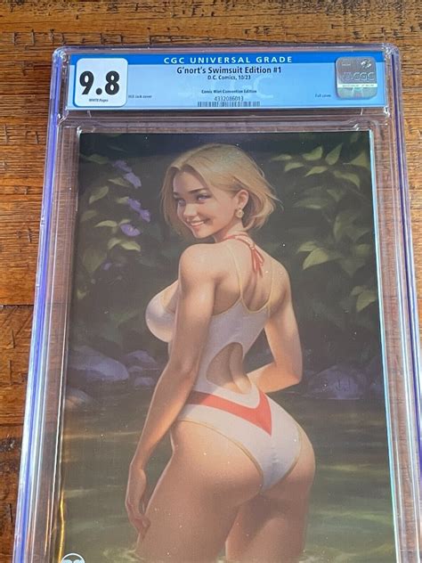 Gnorts Illustrated Swimsuit Edition 1 Cgc 9 8 Will Jack Nycc Foil