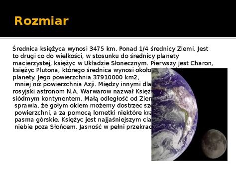 Prezentacja księżyc naturalny satelita ziemi Świat prezentacji