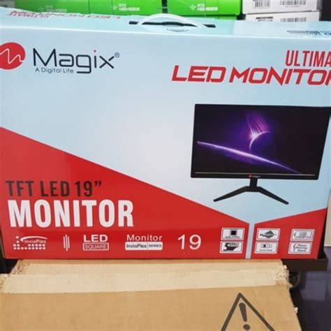 Jual Led Monitor Inch Magix Vga Hdmi Shopee Indonesia