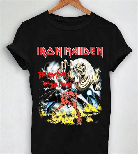 Iron Maiden The Number Of The Beast - Custom T Shirts No Minimum