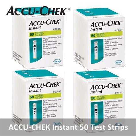 Accu Chek Instant Test Strips 50s 100S Accucheck Blood Glucose EXP