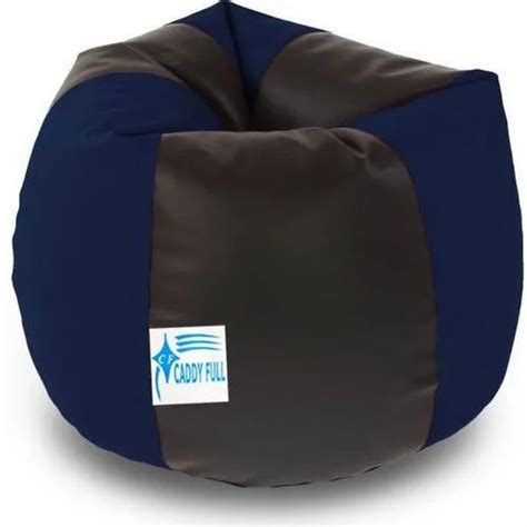 Caddyfull Leather And Suede Brown Navy Blue Large Bean Bags At Rs 230