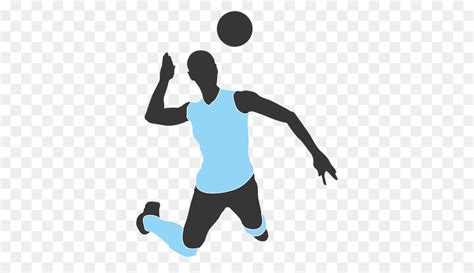 Volleyball Player Serve Volleyball Spiking Scalable Vector Graphics