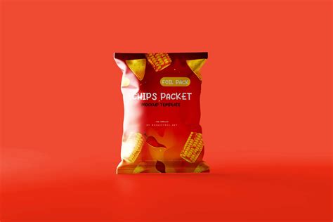 Chips Bag Mockup Mockup Free