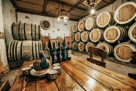 Premium Photo 21 May 2021 Ijevan Armenia Wine Tasting Room In Cellar