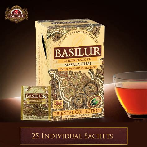 Basilur Masala Chai Ceylon Black Tea (25 Individual Sachets) | Shopee ...