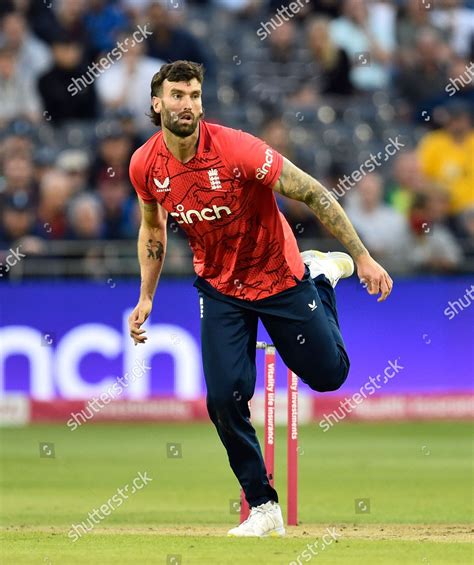 Reece Topley England Bowling During International Editorial Stock Photo ...