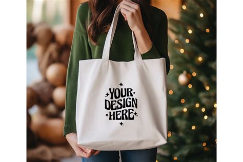 Christmas Tote Bag Mockup Graphic By Mockup Infinity · Creative Fabrica