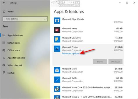 How To Reset Repair Or Uninstall Windows Store Apps In Windows 10