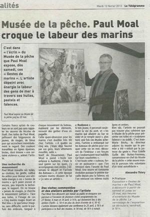 Calaméo Paul Moal expose à Concarneau et crée chez Henriot Quimper