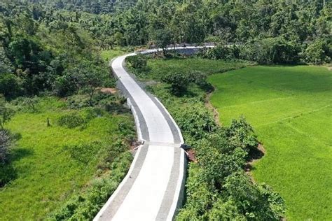 Dpwh Completes Mountain Road In Maria Aurora Iorbit News Online