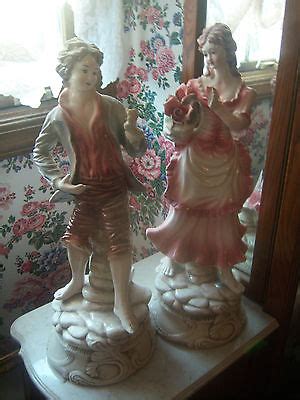 Huge Capodimonte PAIR ITALY 24 Man 24 Woman Romantic COMPARE 299 AS