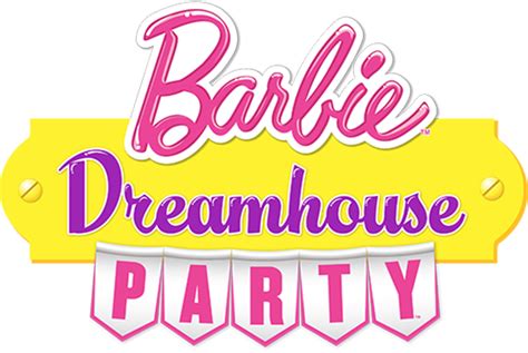 Logo Barbie Dreamhouse Party PNG - Filmes, Séries e Novelas