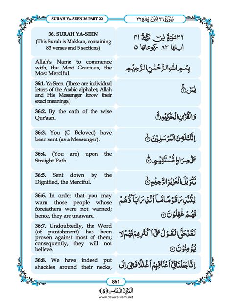 Surah Yaseen With English Translation Surah Yasin Pdf – NBKomputer