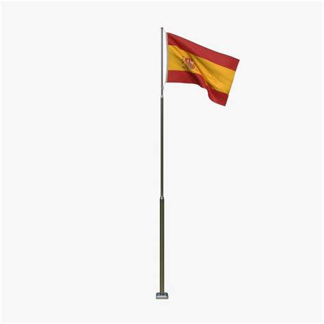 3D model Animated Spain Flag - TurboSquid 1799123