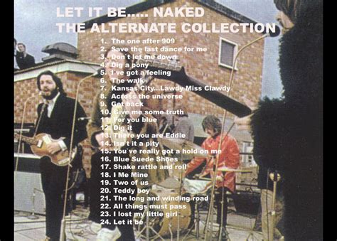 THE ALAN PARSONS PROJECT COLABORACION BOOTLEG The Beatles Let It Be Naked The Alternate