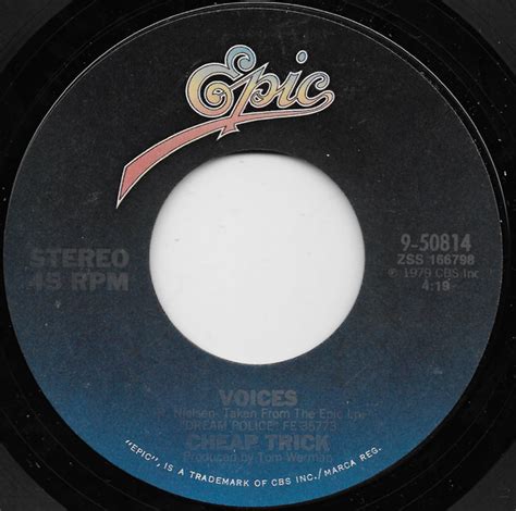 Cheap Trick – Voices – Vinyl (7", 45 RPM + 2 more), 1979 [r2499779] | Discogs