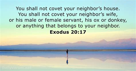 May 12 2022 Bible Verse Of The Day Exodus 20 17 DailyVerses Net