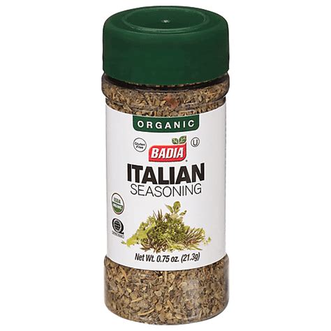 Badia Organic Italian Seasoning Salt Spices Seasonings Foodtown