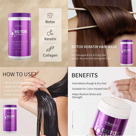 Kormesic Botox Keratin Nourish Strengthen Hair Mask Ml