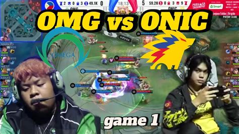 OMG Vs ONIC GAME 1 MPL PH S13 W2D1 Mplph Omg Onicph YouTube