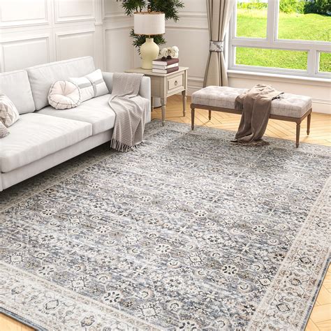 SIXHOME 8 X10 Area Rugs For Living Room Washable Rugs Ombre Vintage