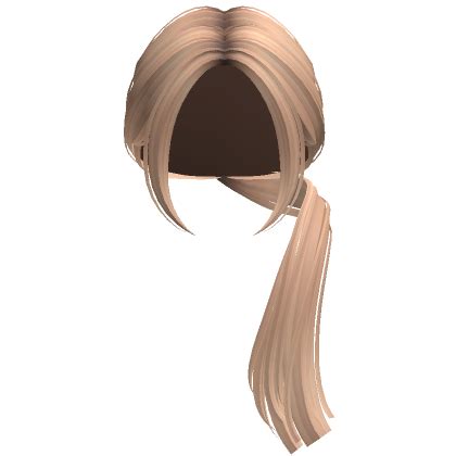 Straight Long Basic Preppy Ponytail Honey Blonde Roblox