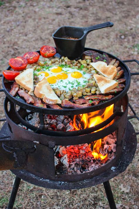 Breakfast Fry Up - Over The Fire Cooking