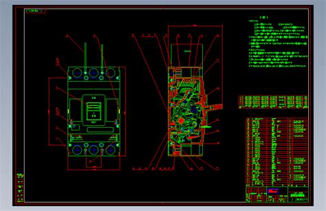 Cm1 400l塑料外壳式断路器总装autocad 2000模型图纸下载 懒石网