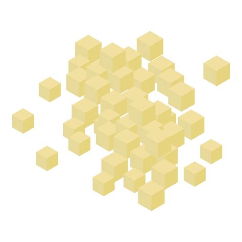 Cubes Garlic Icon Isometric Style Vector Art At Vecteezy