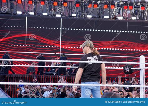 Wrestlemania Shawn Michaels Makes His Presence Felt Editorial