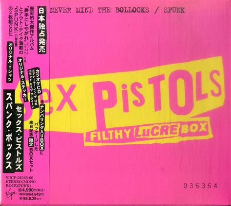 未使用T00006257 〇CD3枚組ボックス セックスピストルズ SEX PISTOLS スパンクボックス Filthy