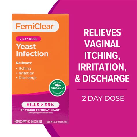 Yeast Infection 2 Day Dose Ointment Natural And Organic Relief